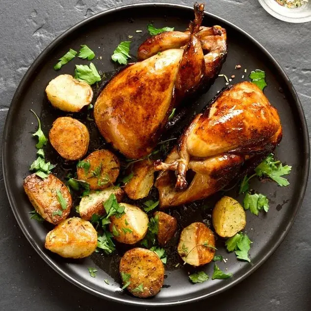 Herb-Roasted Jumbo Coturnix Quail